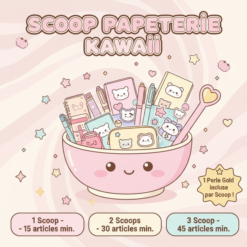 La Scoop Papeterie Kawaii 🥄